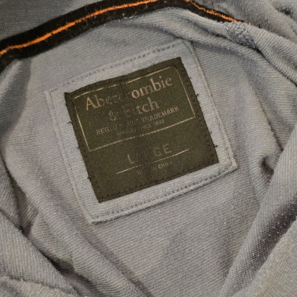Abercrombie & Fitch Bundle Pullover Hoodie Henley 1/4 Zip Shirt Mens Large - Picture 4 of 10